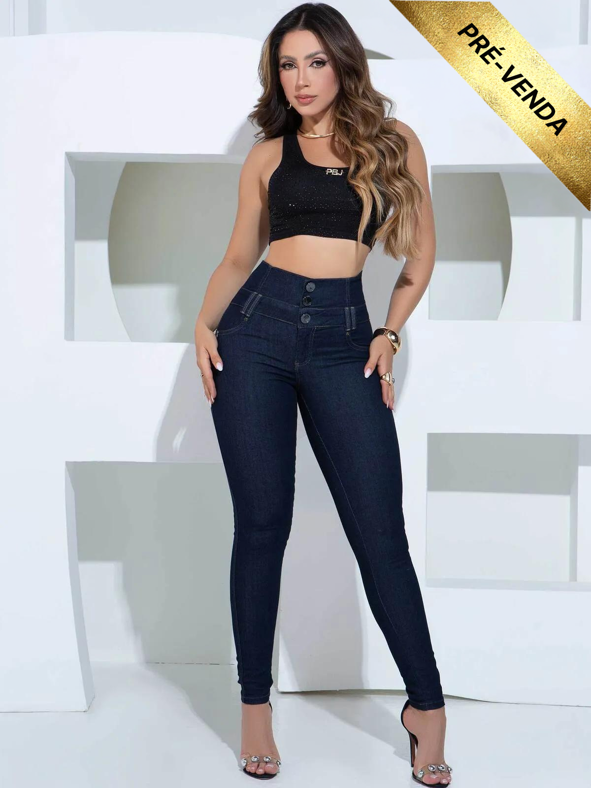 CALÇA JEANS CINTURA PERFEITA