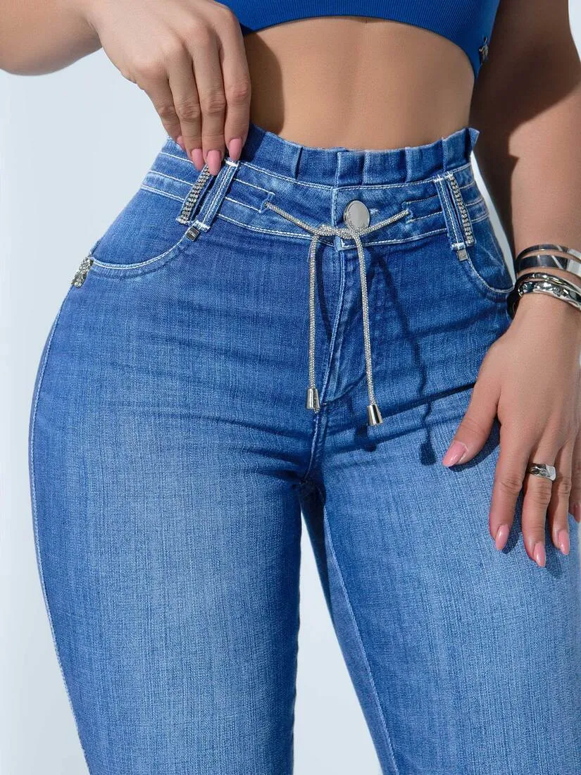 CALÇA CLOCHARD MODELADORA